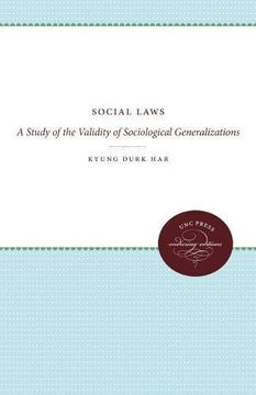 portada Social Laws: A Study of the Validity of Sociological Generalizations