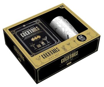 portada Gotham City Cocktails Gift Set: Official Handcrafted Food & Drinks From the World of Batman