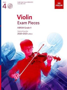 portada Violin Exam Pieces 2020-2023, Abrsm Grade 4, Score, Part & cd: Selected From the 2020-2023 Syllabus (Abrsm Exam Pieces) (en Inglés)