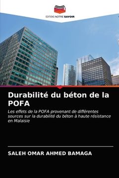 portada Durabilité du béton de la POFA (in French)