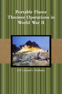 portada Portable Flame Thrower Operations in World War II (in English)