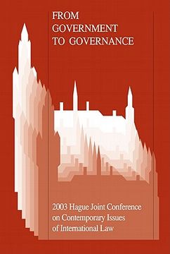 portada from government to governance: the growing impact of non-state actors on the international and european legal system (en Inglés)