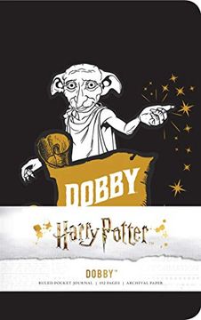 portada Harry Potter: Dobby Ruled Pocket Journal 
