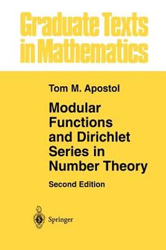 portada modular functions and dirichlet series in number theory (en Inglés)
