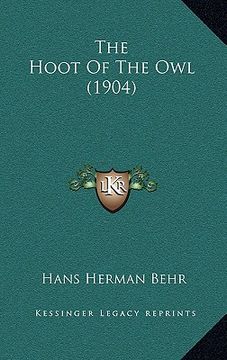 portada the hoot of the owl (1904) (in English)