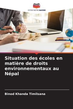 portada Situation des écoles en matière de droits environnementaux au Népal (en Francés)