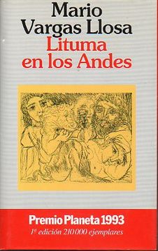 portada lituma en los andes. premio planeta 1993. 1ª edición.