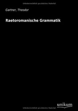 portada Raetoromanische Grammatik