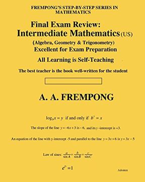 portada Final Exam Review: Intermediate Mathematics (US): (Algebra, Geometry & Trigonometry)