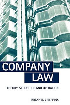 portada Company Law: Theory, Structure, and Operation (en Inglés)