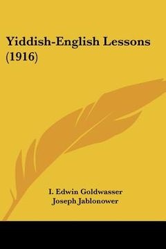 portada yiddish-english lessons (1916) (en Inglés)