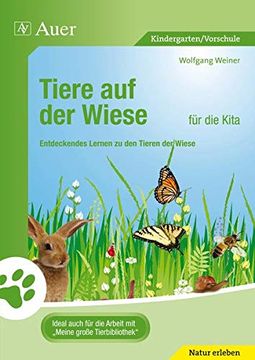 portada Tiere auf der Wiese. Entdeckendes Lernen zu den Tieren der Wiese. Für die Kita. (Kindergarten / Vorschule). (en Alemán)