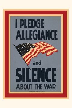 portada Vintage Journal Allegianc and Silence War Poster (en Inglés)