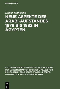 portada Neue Aspekte des Arabi-Aufstandes 1879 bis 1882 in Ägypten (in German)