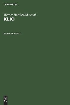 portada Klio. Band 57, Heft 2 (en Alemán)