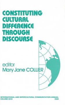portada constituting cultural difference through discourse (en Inglés)