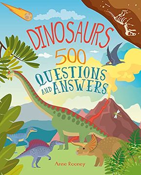 portada Dinosaurs: 500 Questions and Answers (en Inglés)