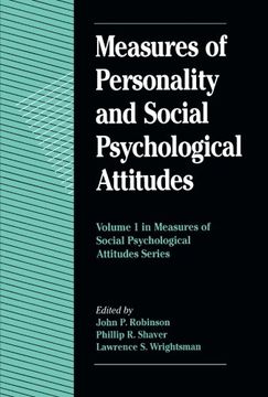 portada Measures of Personality and Social Psychological Attitudes, Volume 1 (Measures of Social Psychological Attitudes) (en Inglés)