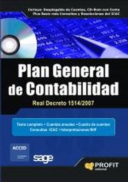 portada plan general de contabilidad (in Spanish)