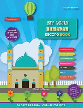 portada My Daily Ramadan Record Book - Second Edition: 30 Days Ramadan Journal and Mini Activities for Kids (en Inglés)