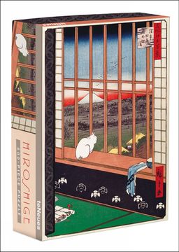 portada Ricefields and Torinomachi Festival by Hiroshige 500-Piece Puzzle: 500-Piece Puzzle in a Compact 2-Piece box