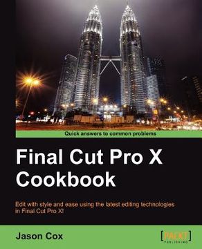 portada final cut pro x cookbook (en Inglés)
