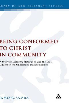 portada being conformed to christ in community