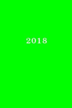 portada 2018: Kalender/Terminplaner: 1 Woche auf 2 Seiten, Format ca. A5, Cover grün: Volume 6