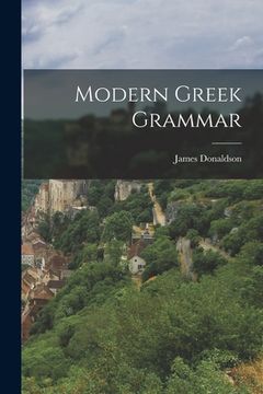 portada Modern Greek Grammar (en Inglés)
