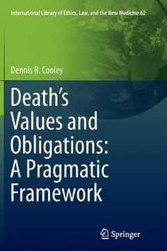 portada Death's Values and Obligations: A Pragmatic Framework (en Inglés)