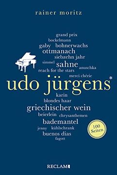 portada Udo Jürgens. 100 Seiten (Reclam 100 Seiten) (en Alemán)