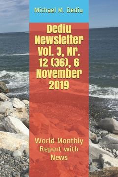 portada Dediu Newsletter Vol. 3, Nr. 12 (36), 6 November 2019: World Monthly Report with News (en Inglés)