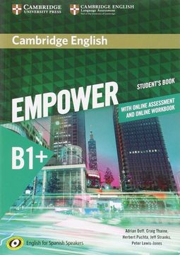 portada Cambridge English Empower for Spanish Speakers b1+ Student'S Book With Online Assessment and Practice and Online Workbook 