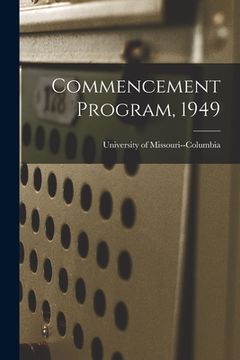 portada Commencement Program, 1949 (en Inglés)