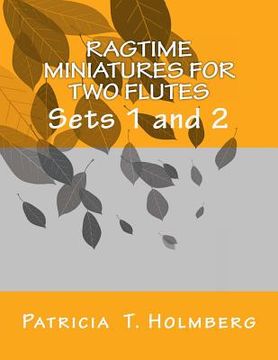 portada Ragtime Miniatures for Two Flutes: Sets 1 and 2 (en Inglés)
