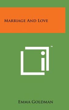 portada Marriage and Love (en Inglés)
