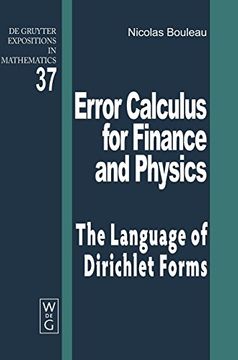 portada Error Calculus for Finance and Physics: The Language of Dirichlet Forms (en Inglés)