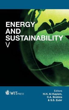 portada Energy and Sustainability V (en Inglés)