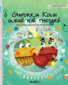 portada Gaforrja Kolin gjenë një thesarë: Albanian Edition of Colin the Crab Finds a Treasure 
