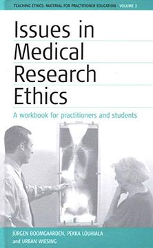 portada Issues in Medical Research Ethics (Teaching Ethics: Material for Practitioner Education, 3) (en Inglés)