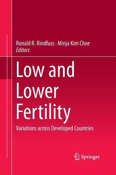 portada Low and Lower Fertility: Variations Across Developed Countries (en Inglés)