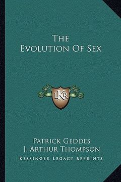 portada the evolution of sex