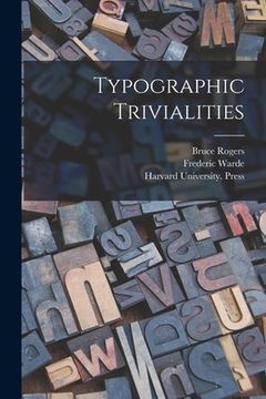 portada Typographic Trivialities (en Inglés)