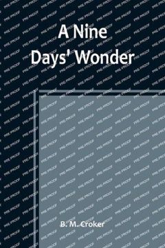 portada A Nine Days' Wonder (in English)