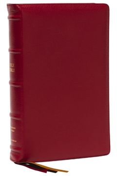 portada Kjv, Personal Size Large Print Single-Column Reference Bible, Premium Goatskin Leather, Red, Premier Collection, red Letter, Comfort Print: Holy Bible, King James Version (in English)