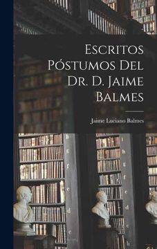 portada Escritos Postumos del dr. De Jaime Balmes