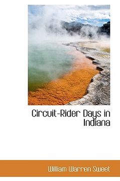 portada circuit-rider days in indiana (en Inglés)