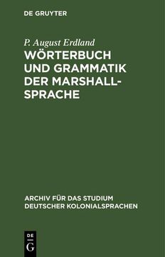 portada Wörterbuch und Grammatik der Marshall-Sprache (en Alemán)