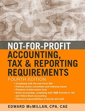portada Not-For-Profit Accounting, Tax, and Reporting Requirements, 4th Edition (en Inglés)
