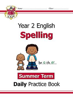 portada New ks1 Spelling Daily Practice Book: Year 2 - Summer Term (Cgp ks1 English) (en Inglés)